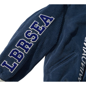 WDS X LIBERE VARSITY JACKET / NAVY