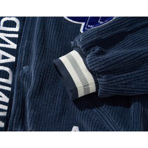 WDS X LIBERE VARSITY JACKET / NAVY