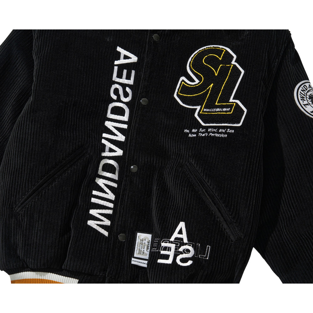 WDS X LIBERE VARSITY JACKET / BLACK