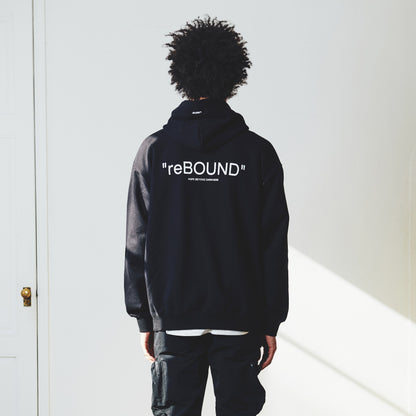 21 SLOGAN HOODIE / BLACK