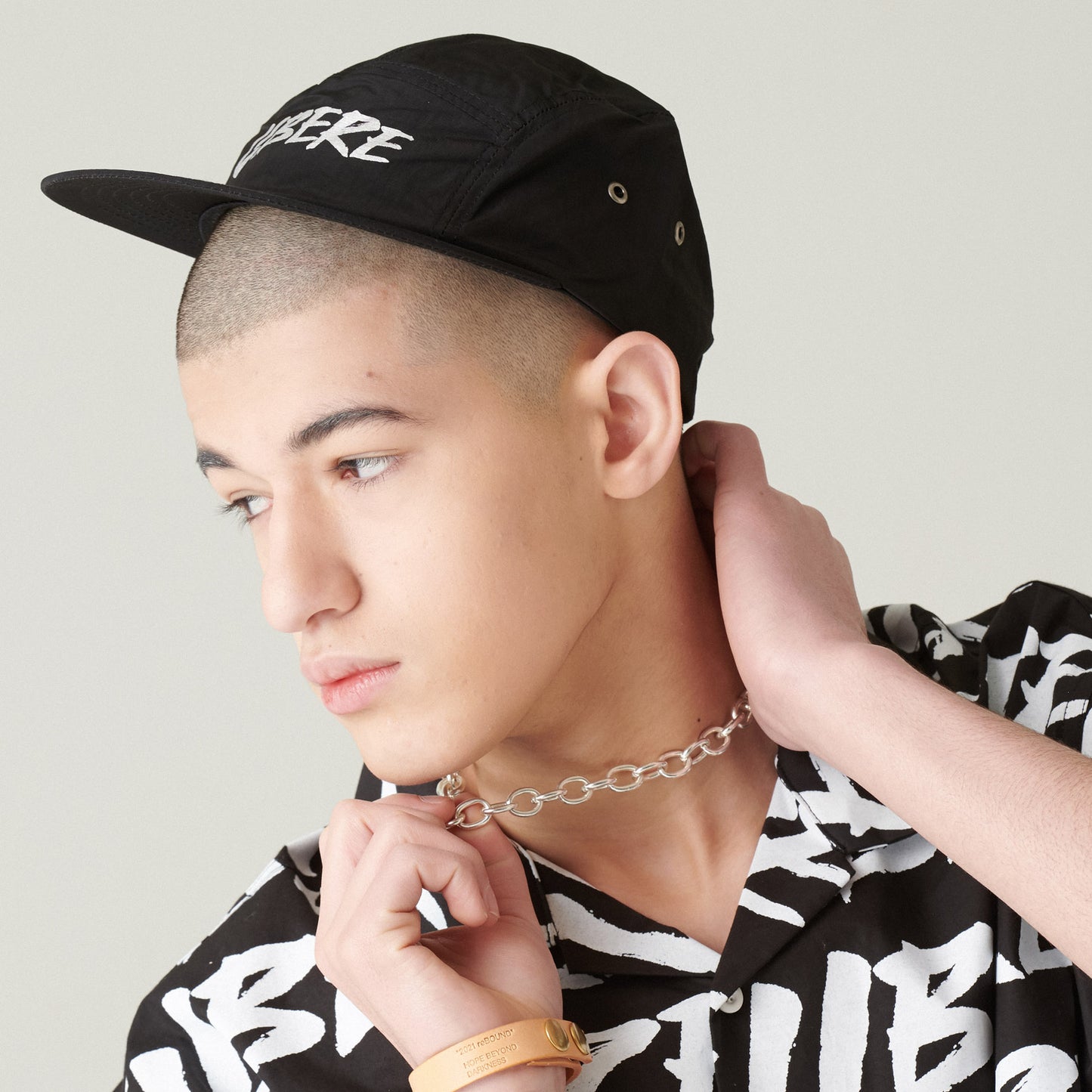 LOGO CAMP CAP / BLACK