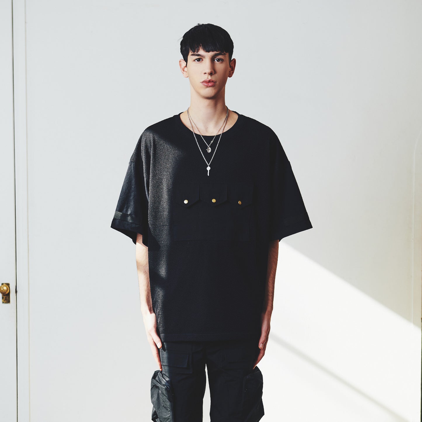 MESH TOOLING TEE / BLACK