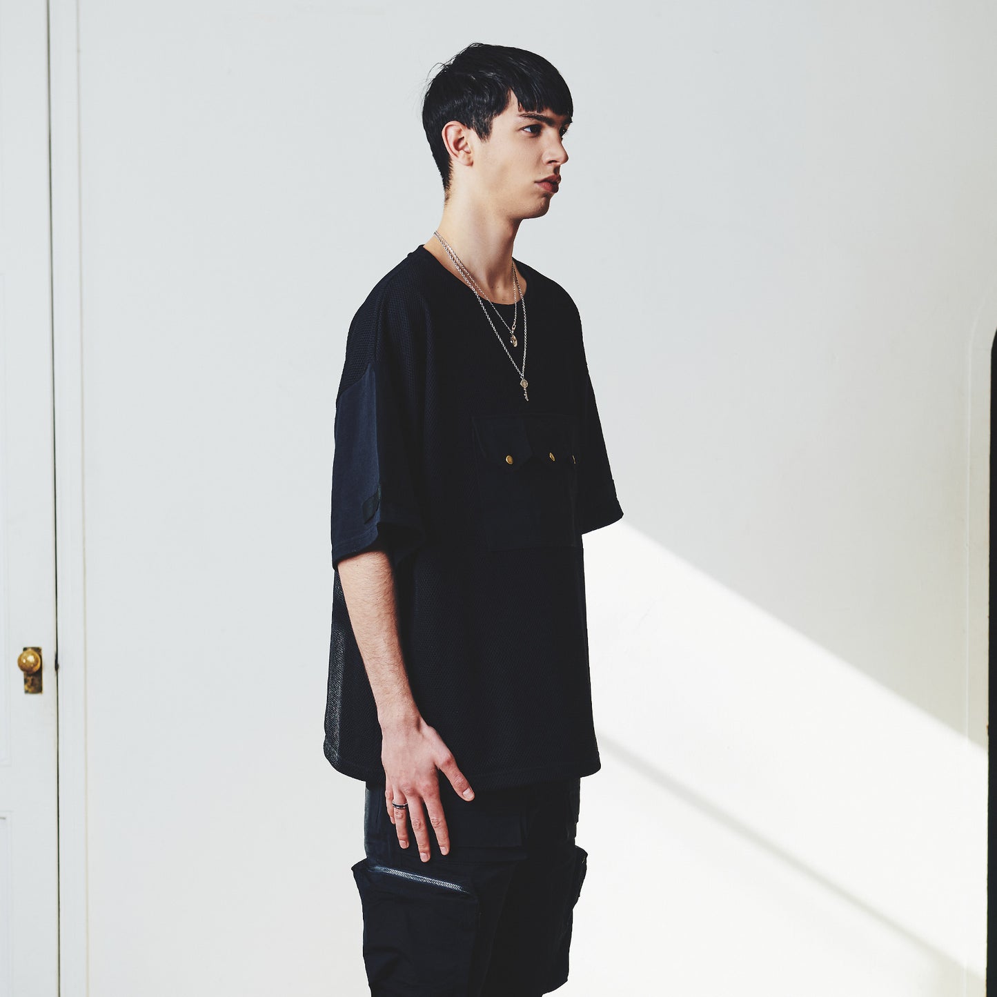 MESH TOOLING TEE / BLACK