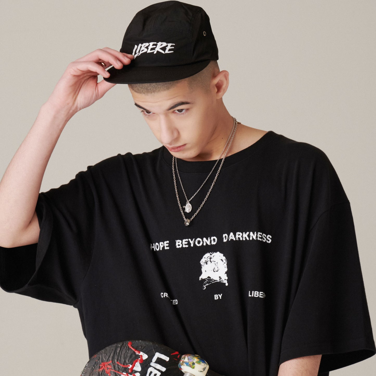 LOGO CAMP CAP / BLACK