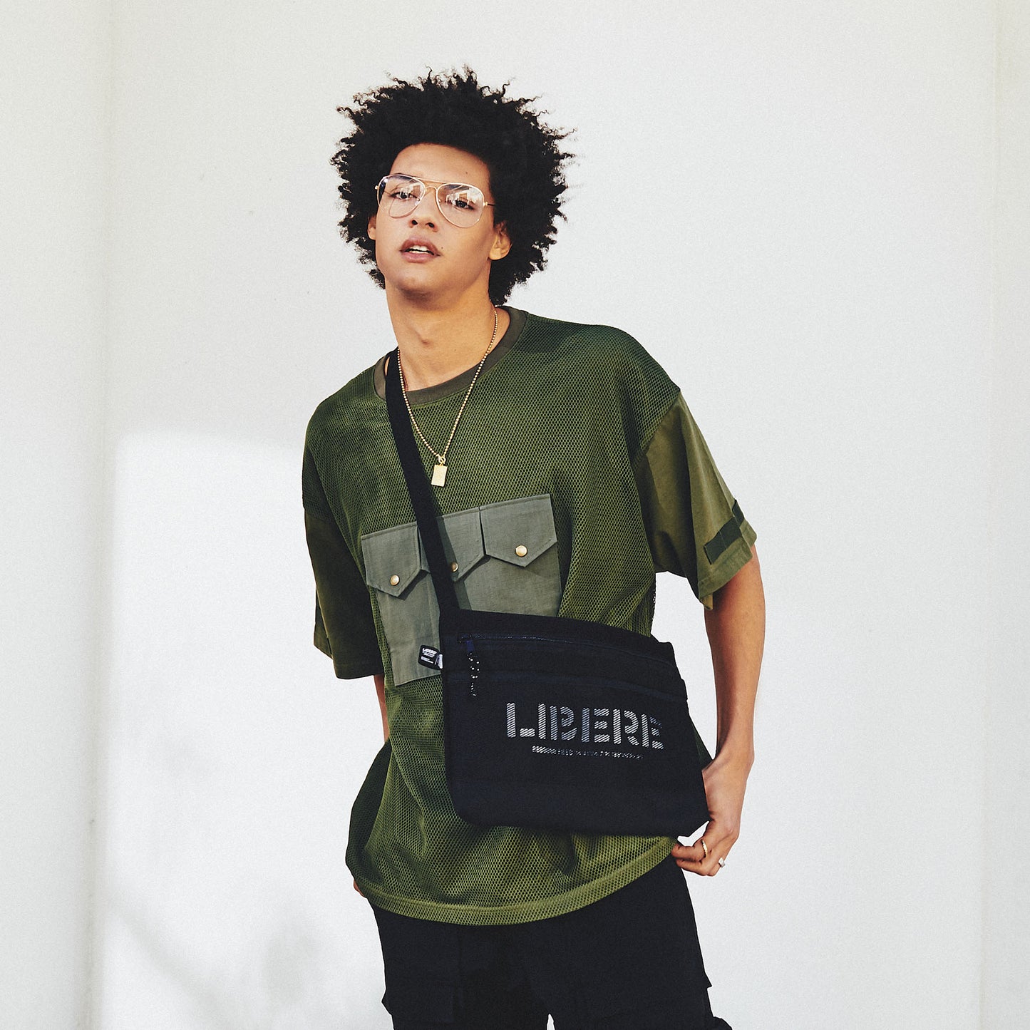 MESH TOOLING TEE / OLIVE