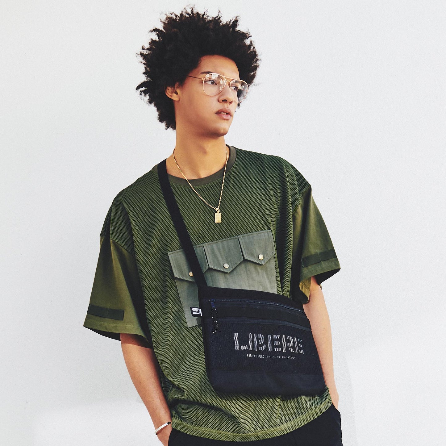 MESH TOOLING TEE / OLIVE