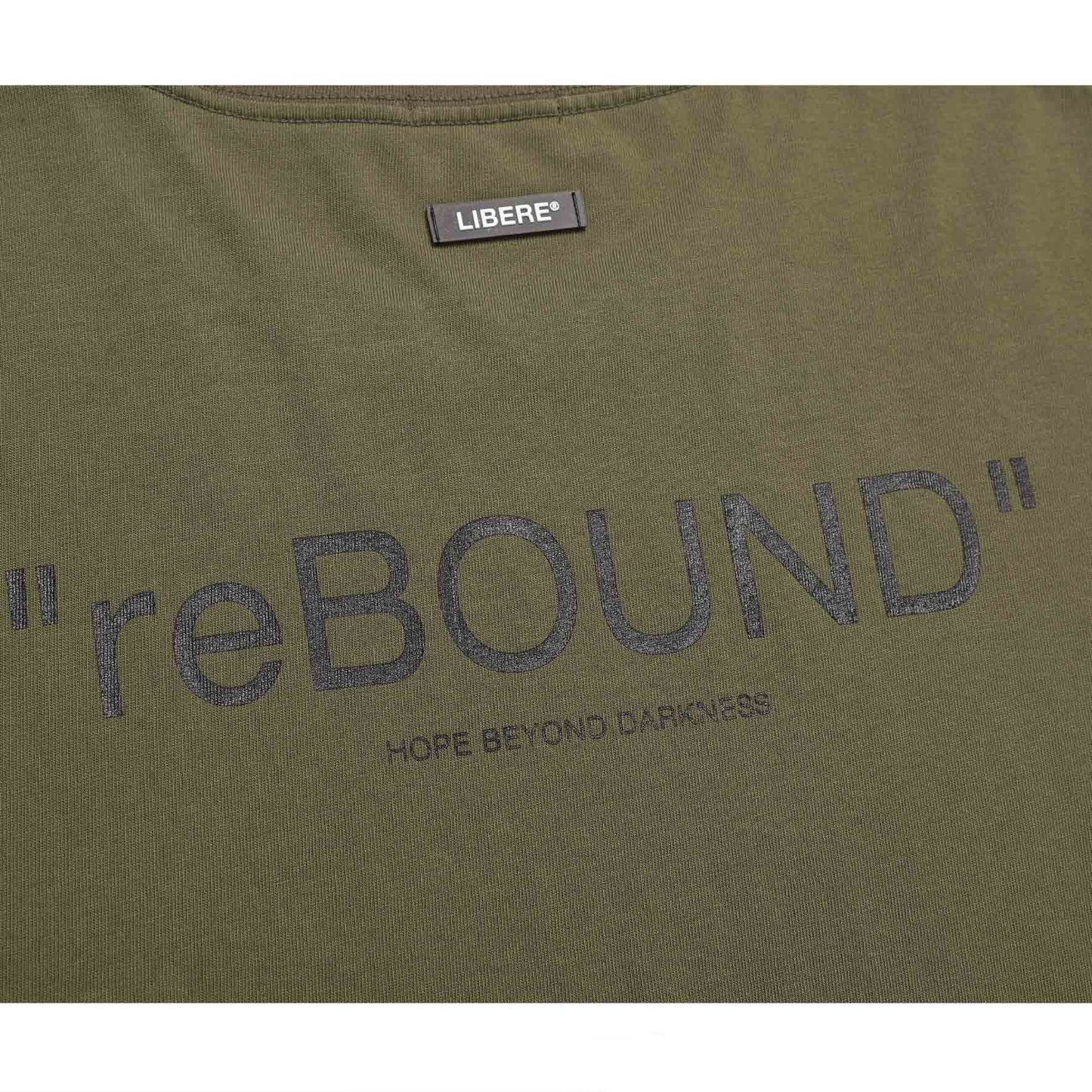 21 SLOGAN TEE / OLIVE