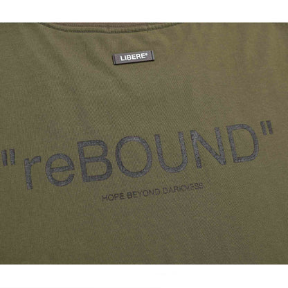 21 SLOGAN TEE / OLIVE