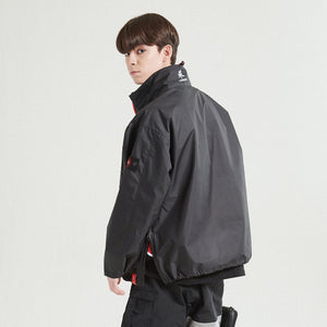 TEAM-AK PULLOVER JAKET / BLACK