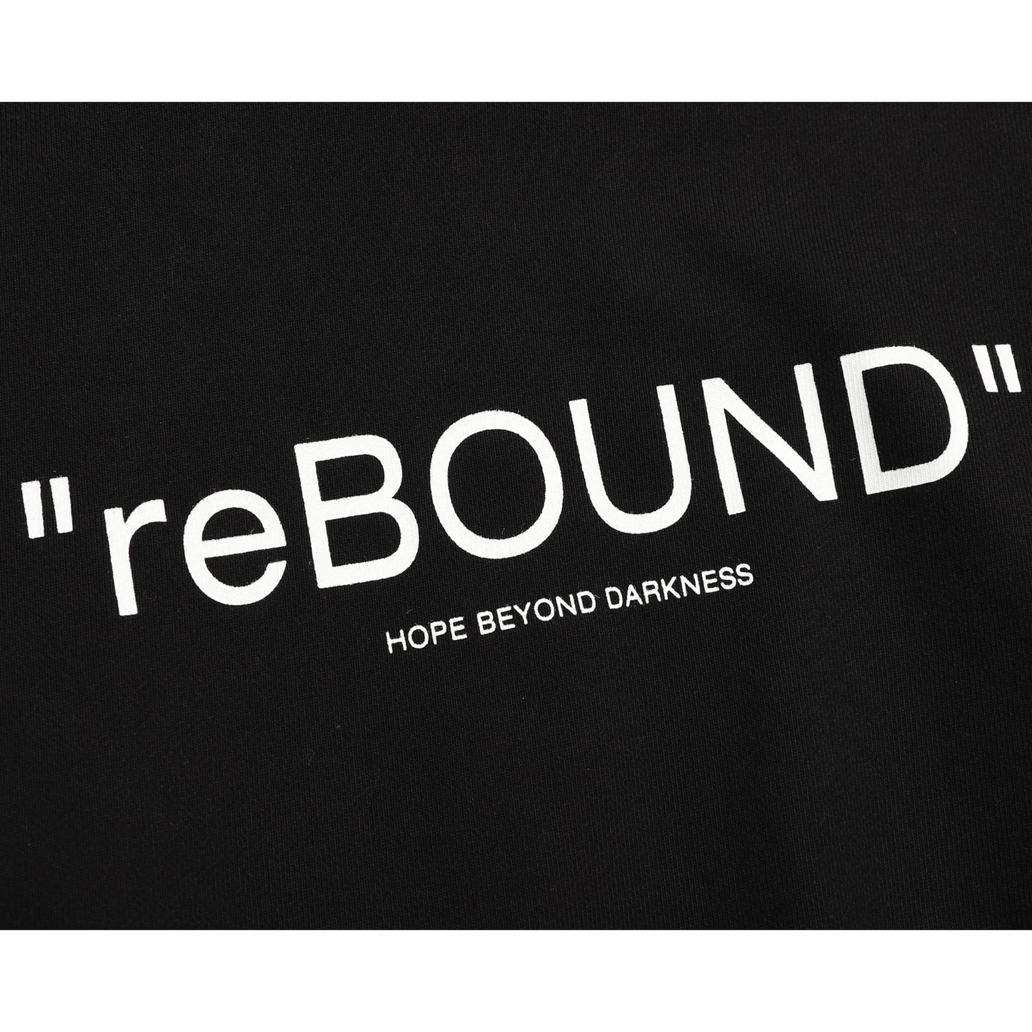 21 SLOGAN HOODIE / BLACK