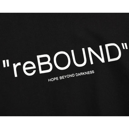 21 SLOGAN HOODIE / BLACK