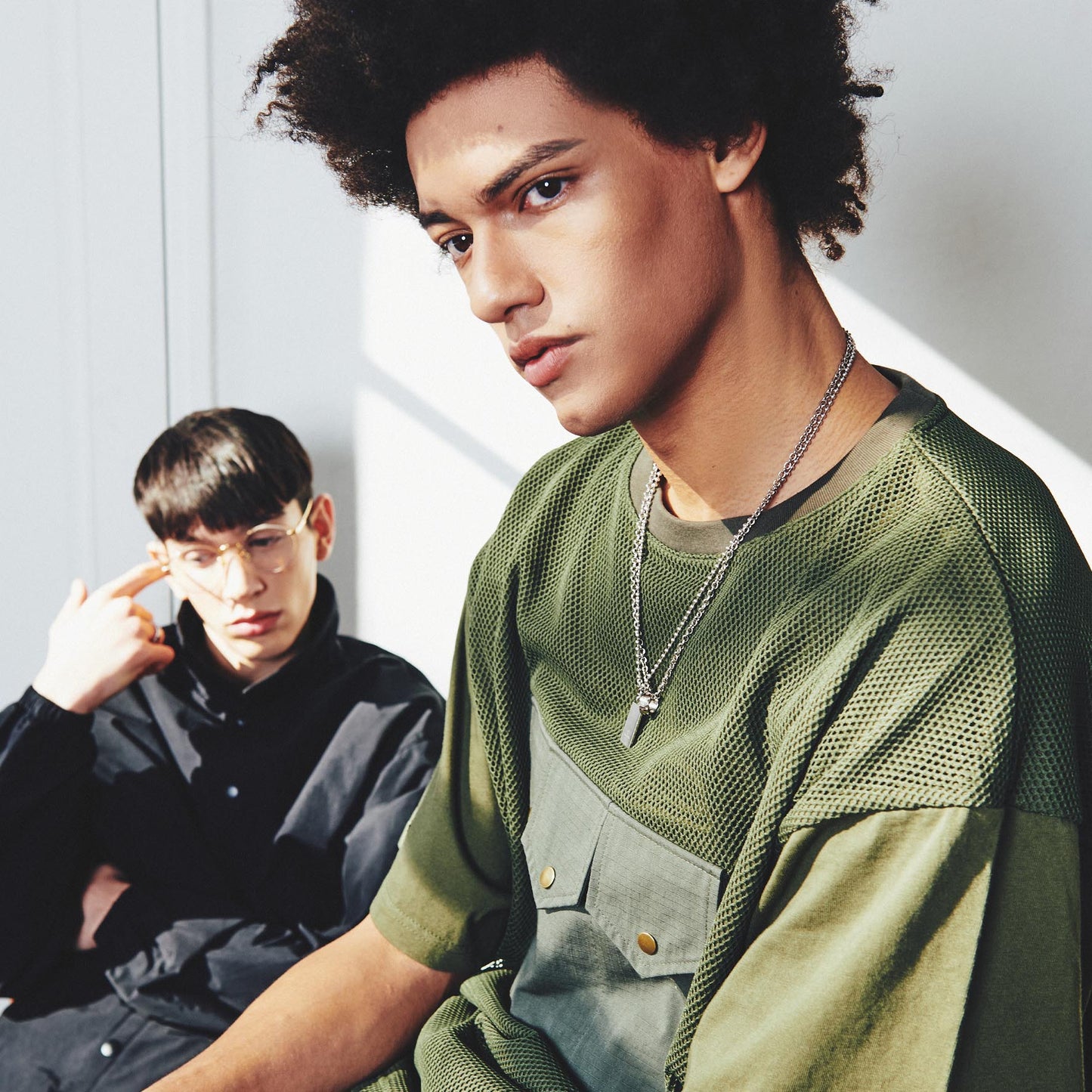 MESH TOOLING TEE / OLIVE