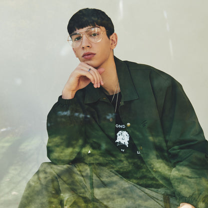 COLLAGE COACH JACKET / OLIVE