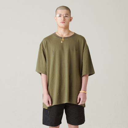 21 SLOGAN TEE / OLIVE