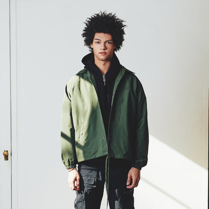 COLLAGE COACH JACKET / OLIVE