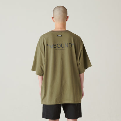 21 SLOGAN TEE / OLIVE