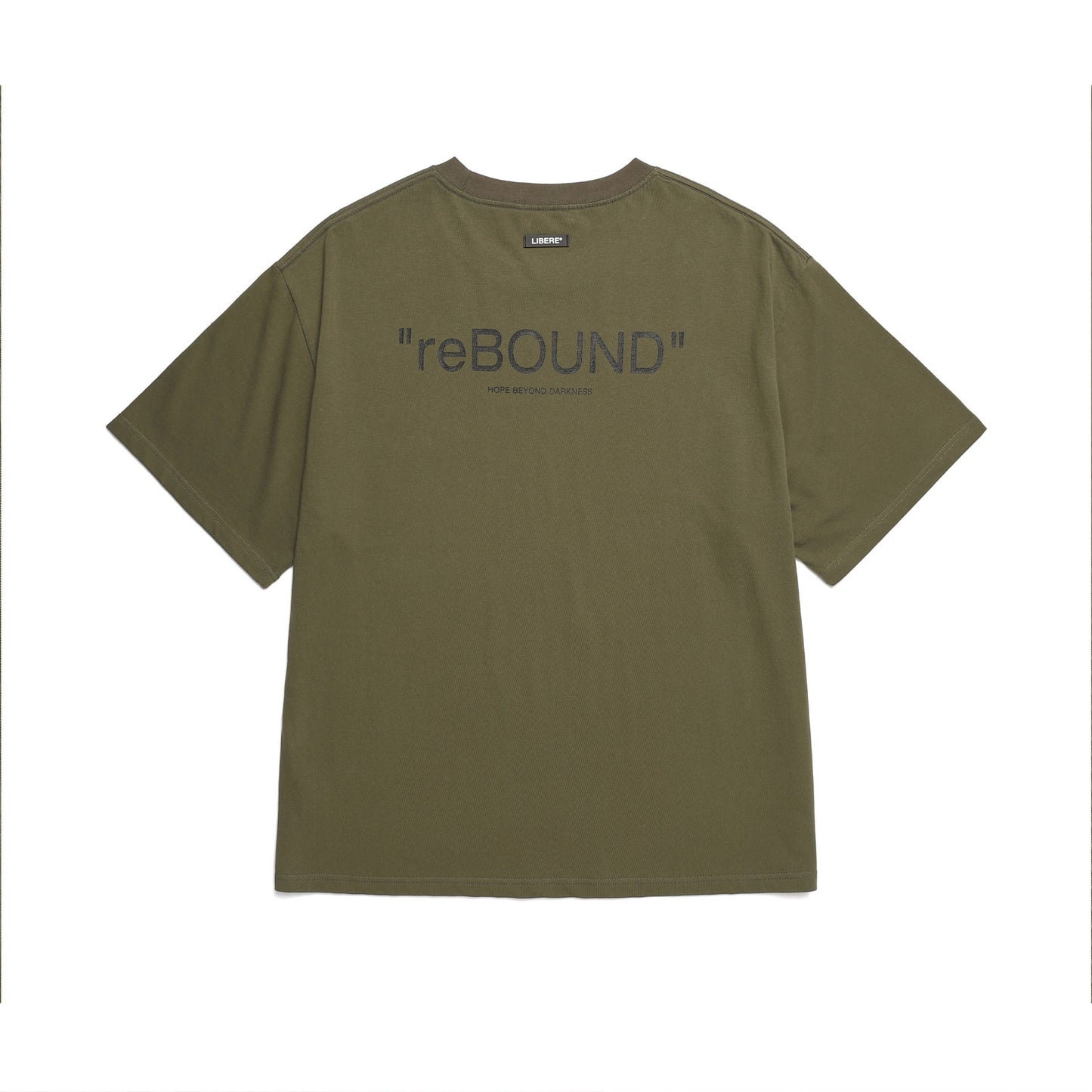 21 SLOGAN TEE / OLIVE