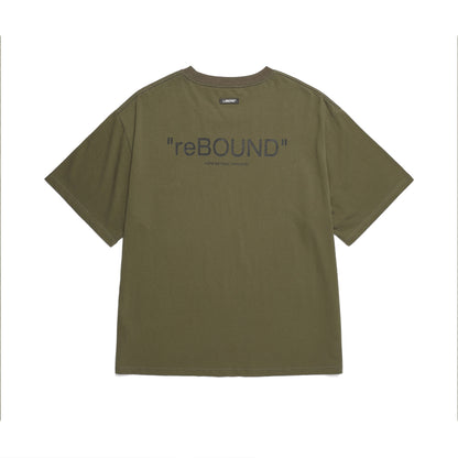 21 SLOGAN TEE / OLIVE