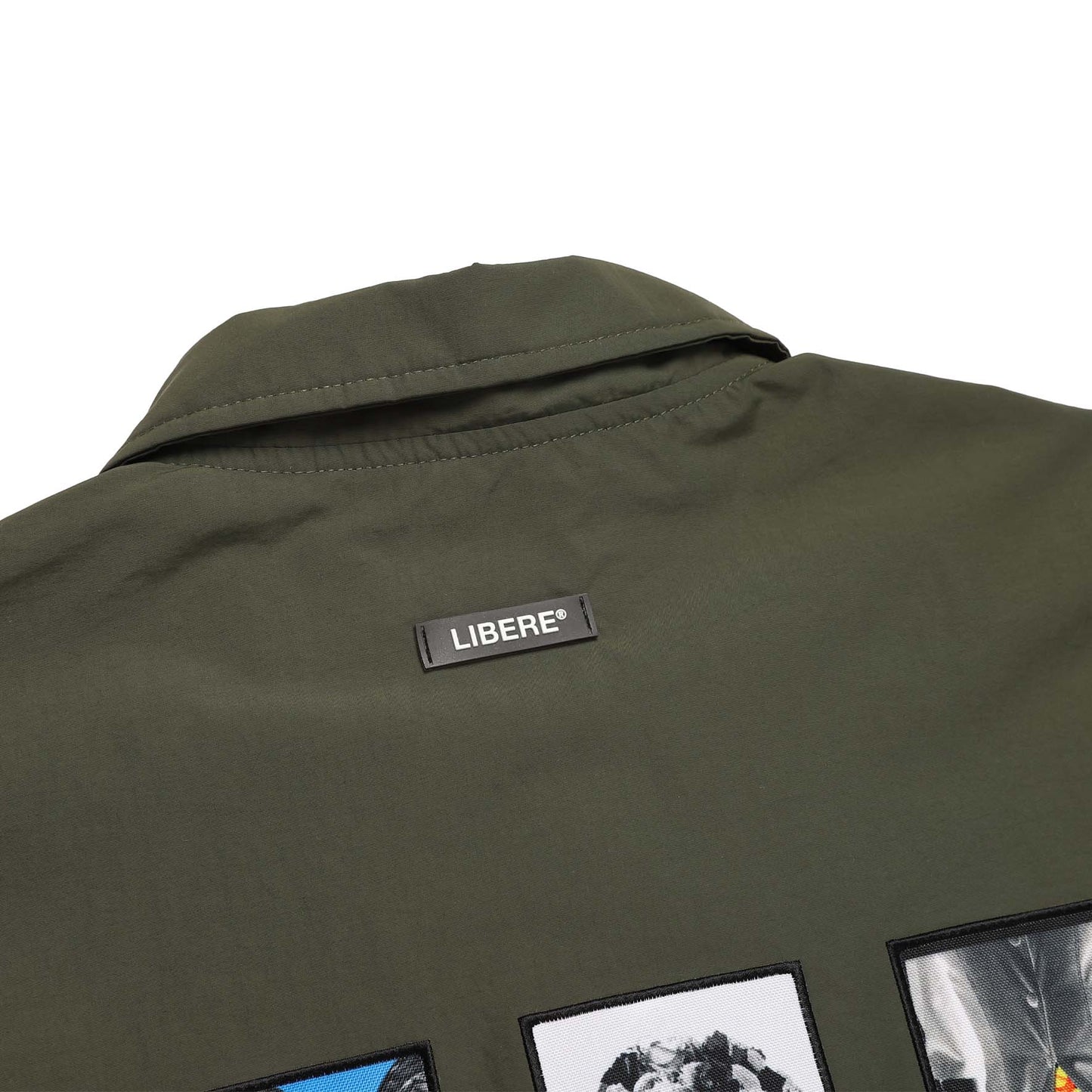 COLLAGE COACH JACKET / OLIVE