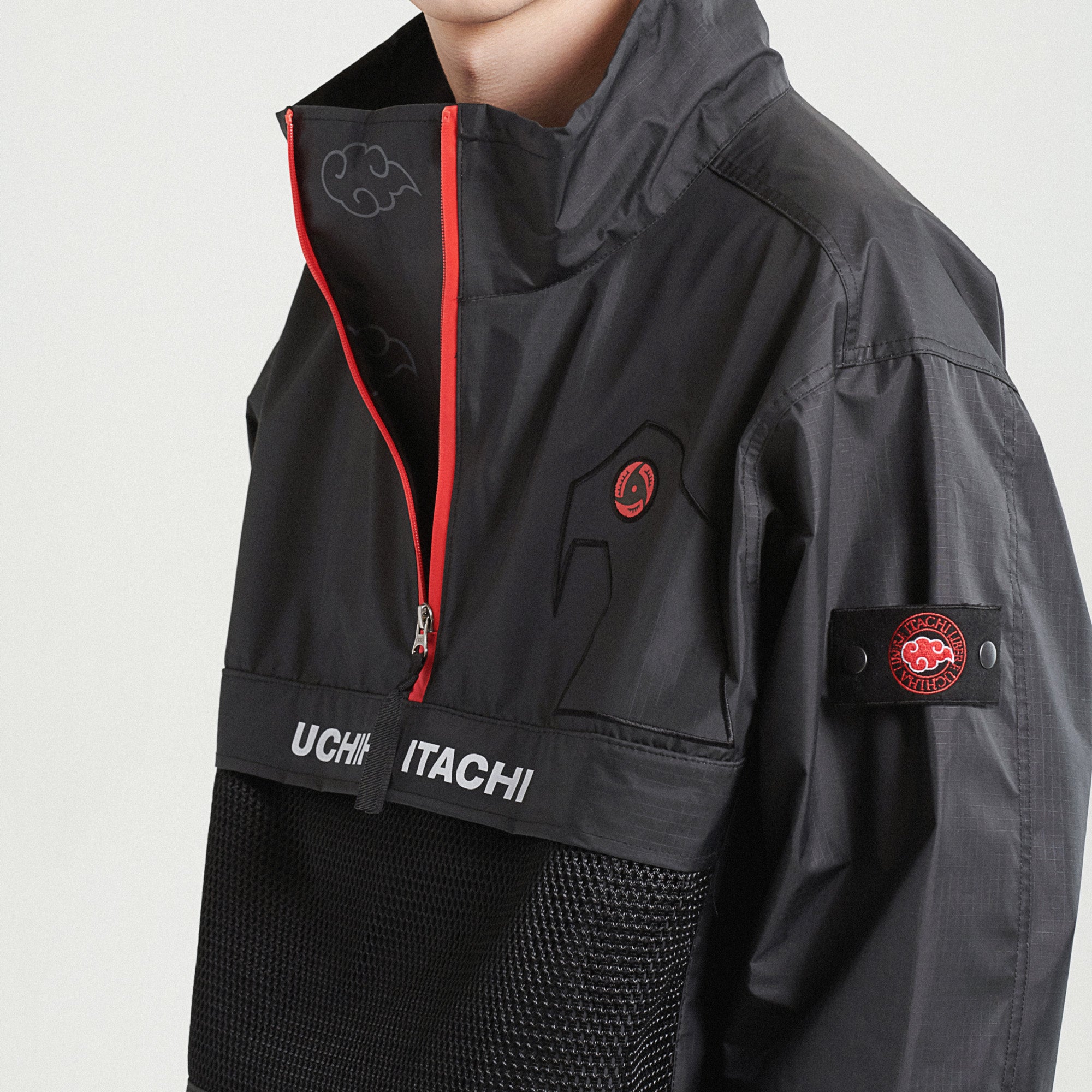 TEAM-AK PULLOVER JAKET / BLACK
