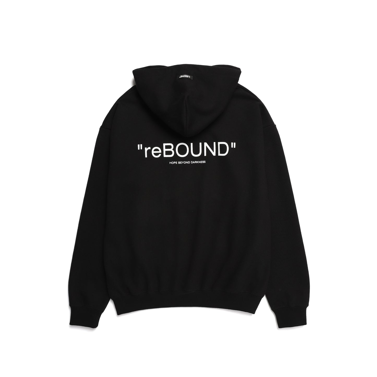 21 SLOGAN HOODIE / BLACK