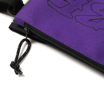 TWOFACE SHOLDER BAG / GREEN PURPLE