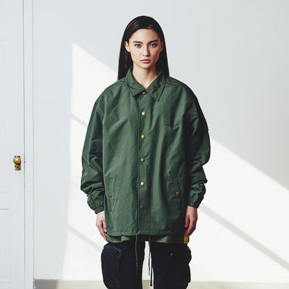 COLLAGE COACH JACKET / OLIVE
