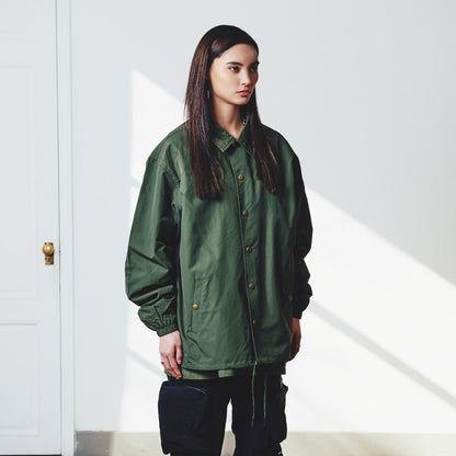 COLLAGE COACH JACKET / OLIVE