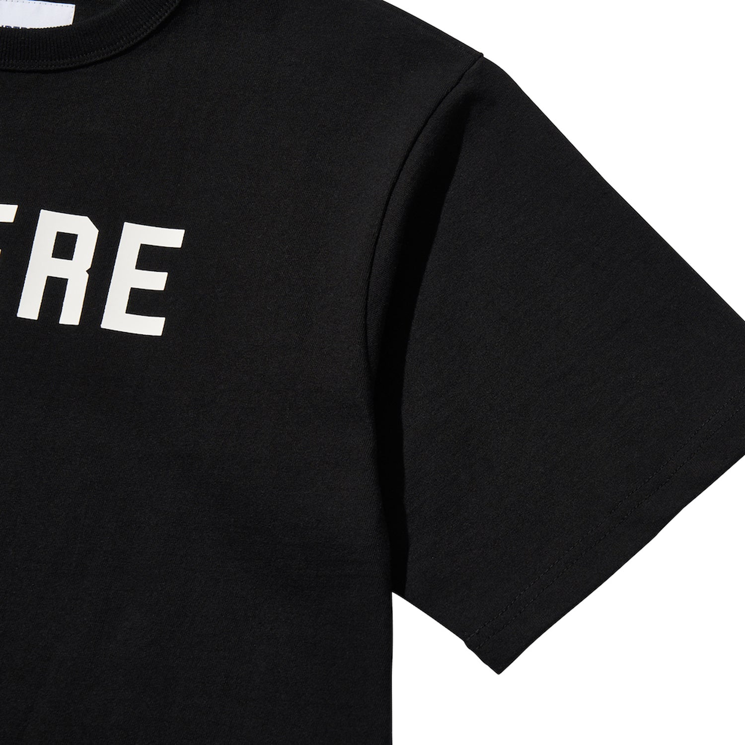 SLOGAN T-SHIRT / BLACK
