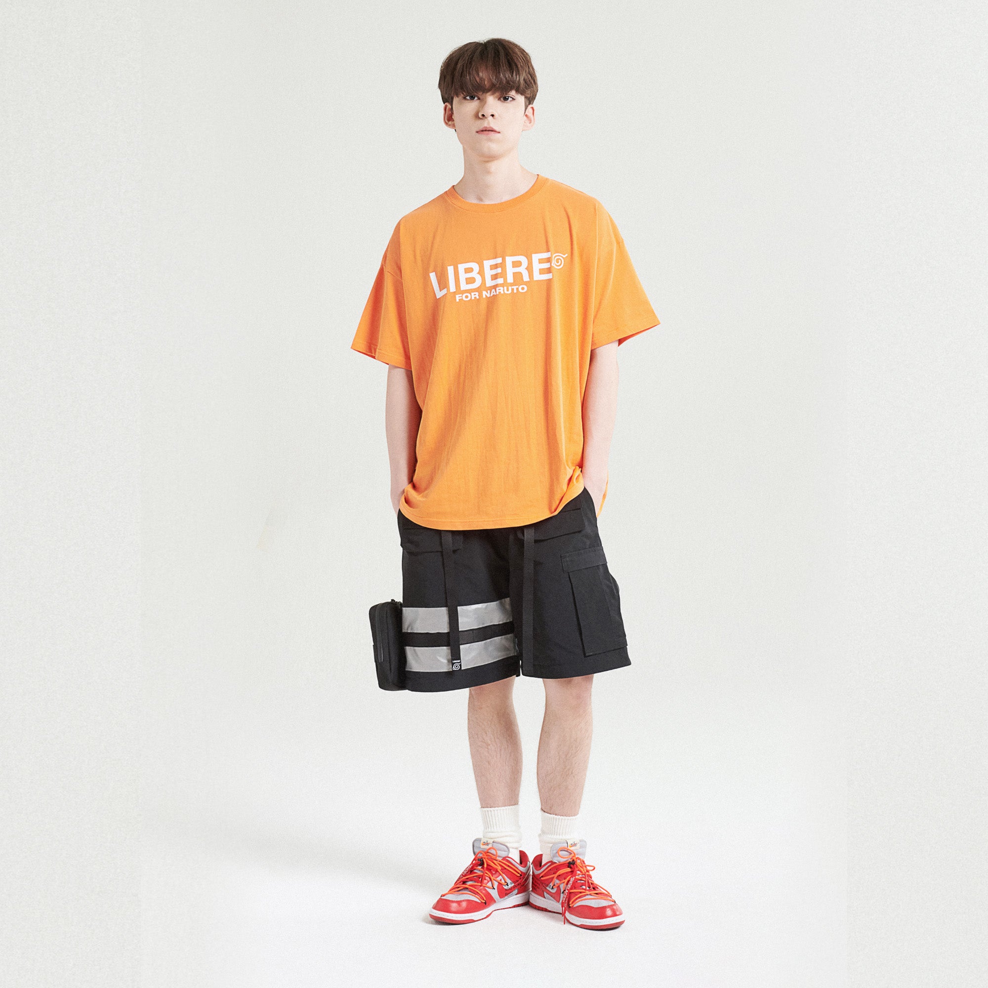 CREW GRAPHIC T-SHIRTS / ORANGE