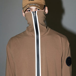 NINJA NECK SHIRT / KHAKI