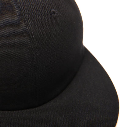 CANVAS BALL CAP / BLACK