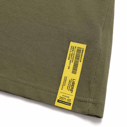 21 SLOGAN TEE / OLIVE