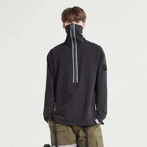 NINJA NECK SHIRT / BLACK