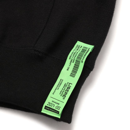 21 SLOGAN HOODIE / BLACK