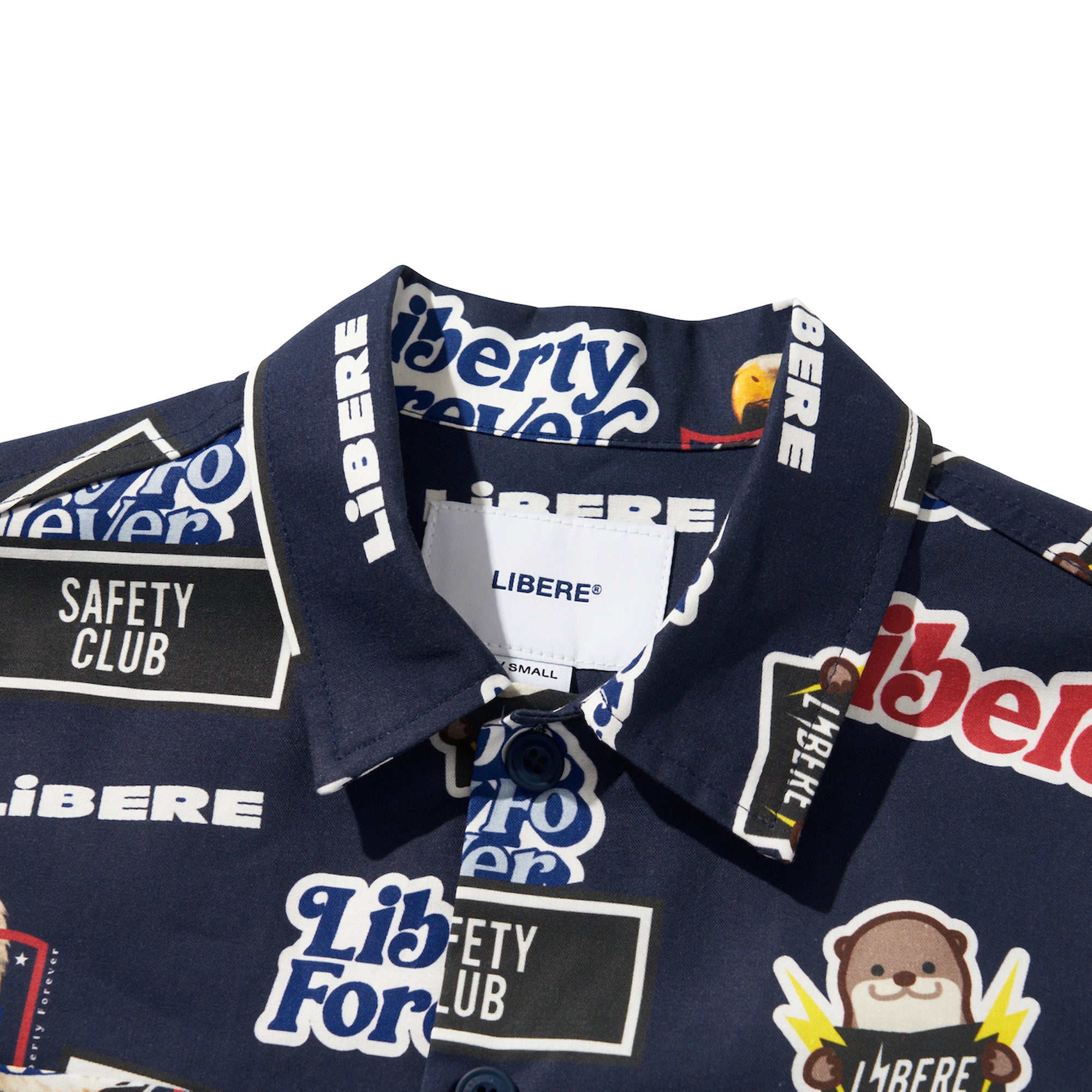 STICKER PACK SHIRT / NAVY