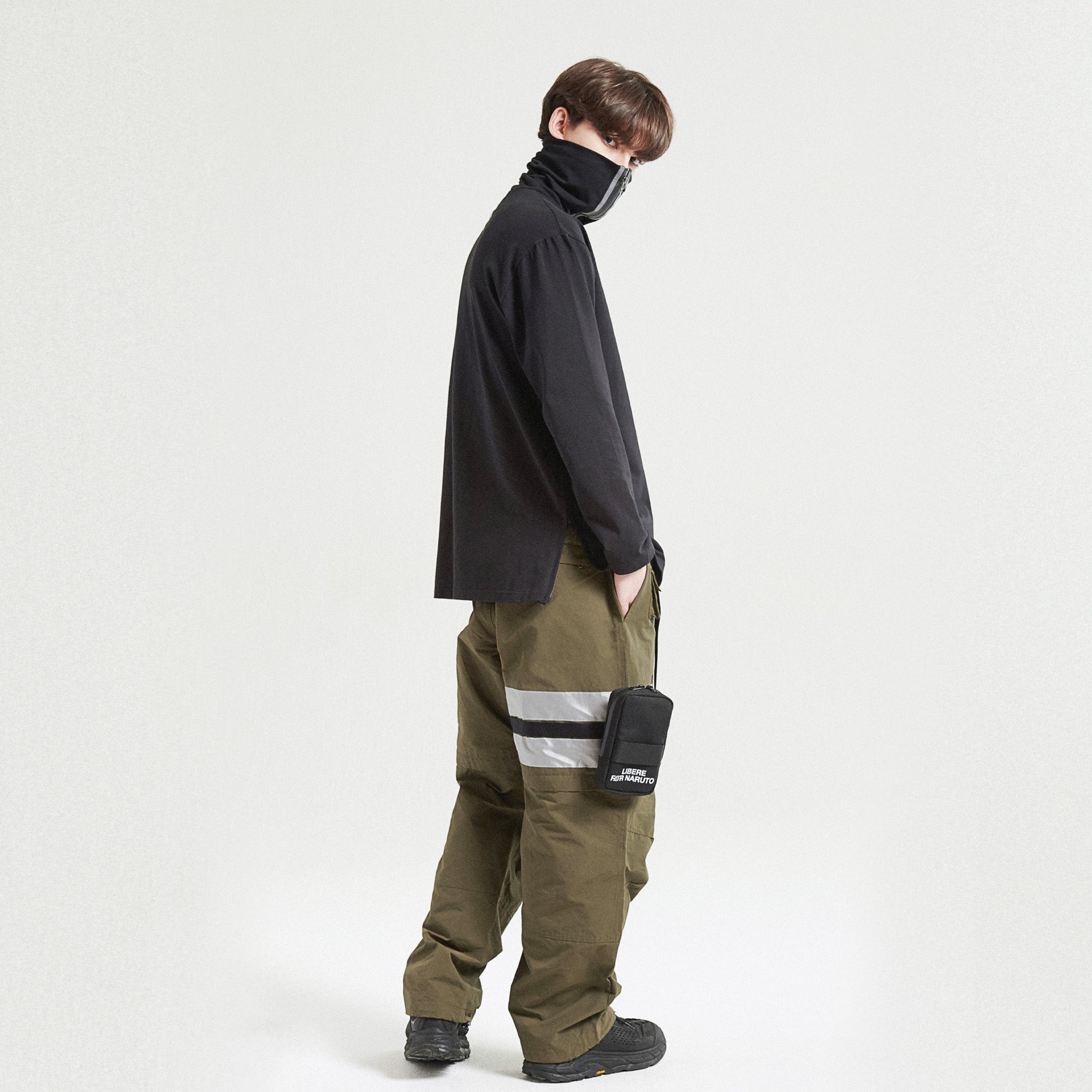 NINJA NECK SHIRT / BLACK
