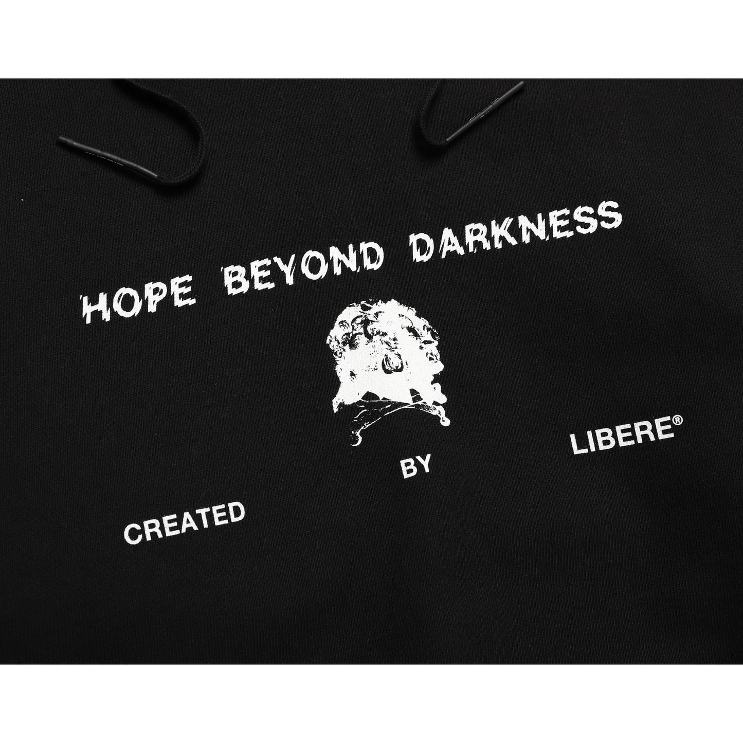 FLOWER BONE HOODIE / BLACK