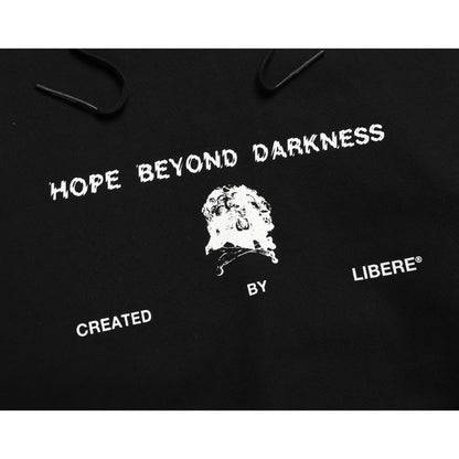 FLOWER BONE HOODIE / BLACK