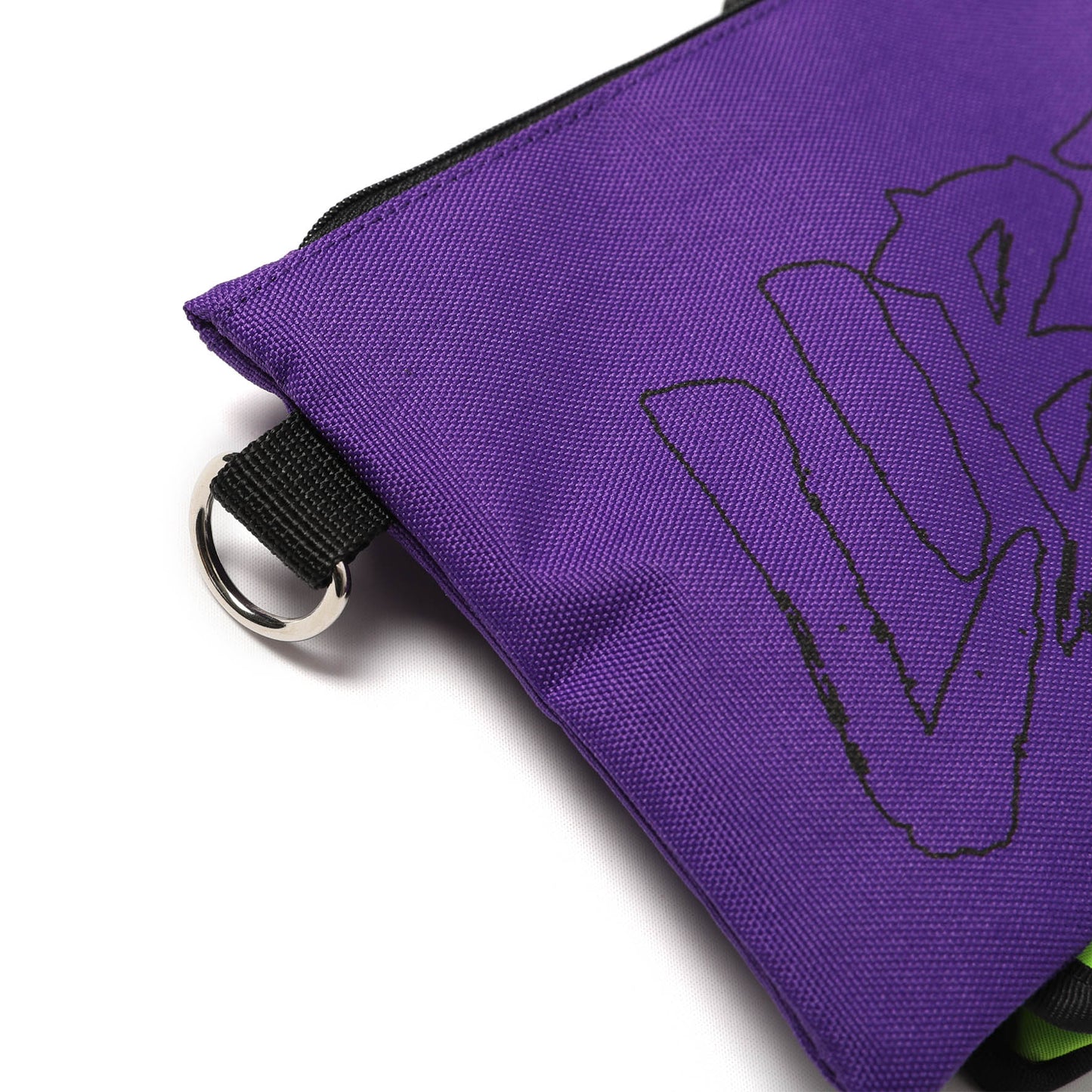 TWOFACE SHOLDER BAG / GREEN PURPLE