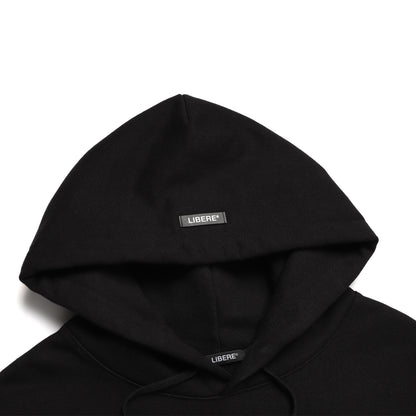 FLOWER BONE HOODIE / BLACK