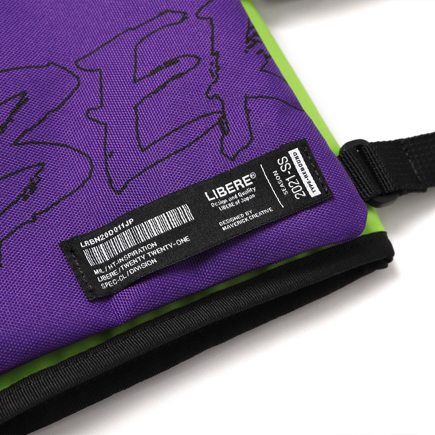 TWOFACE SHOLDER BAG / GREEN PURPLE