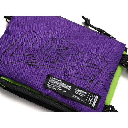 TWOFACE SHOLDER BAG / GREEN PURPLE