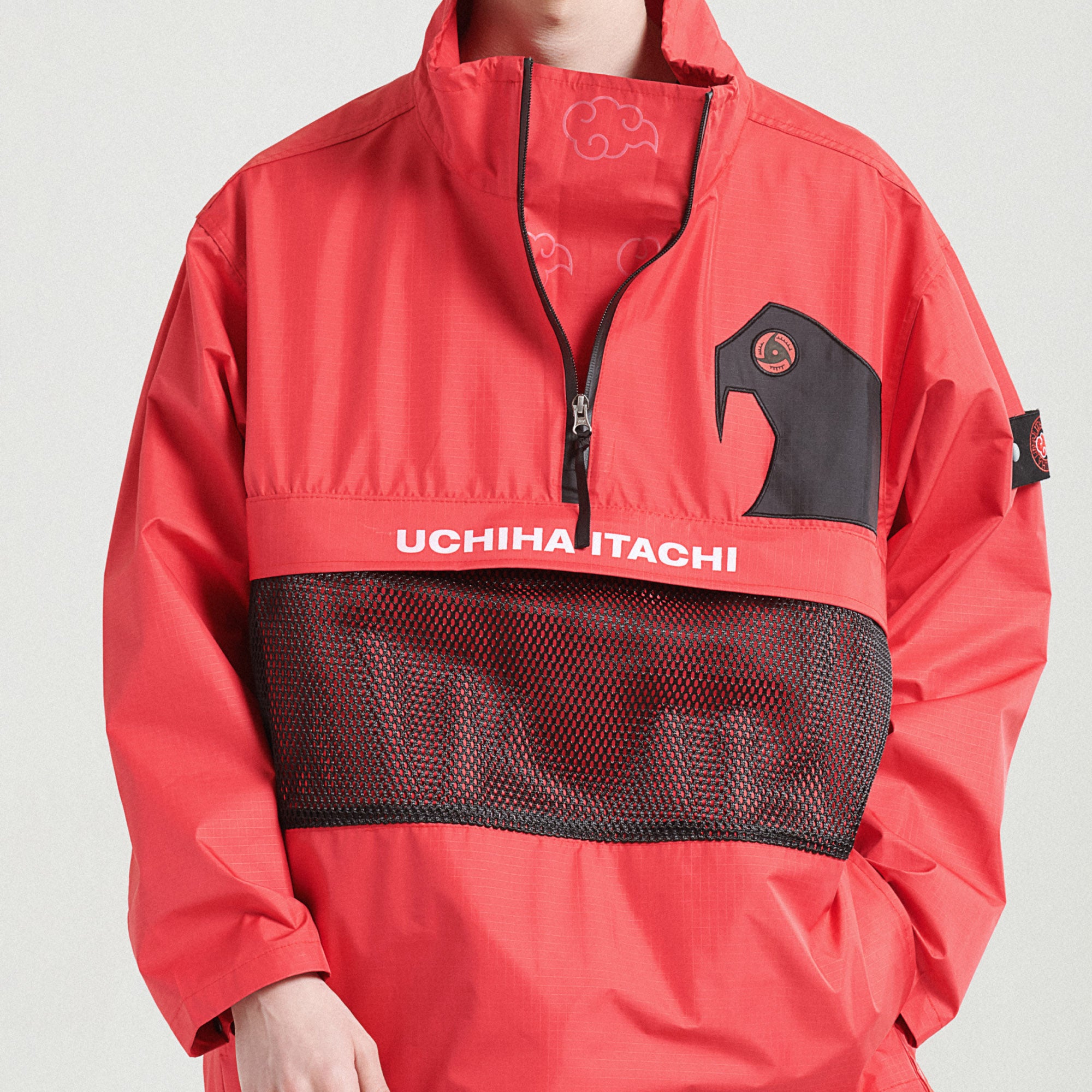 TEAM-AK PULLOVER JACKET / RED