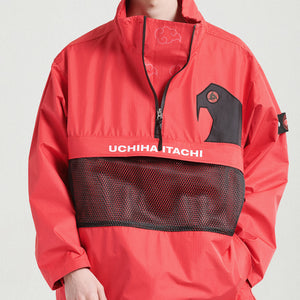 TEAM-AK PULLOVER JACKET / RED
