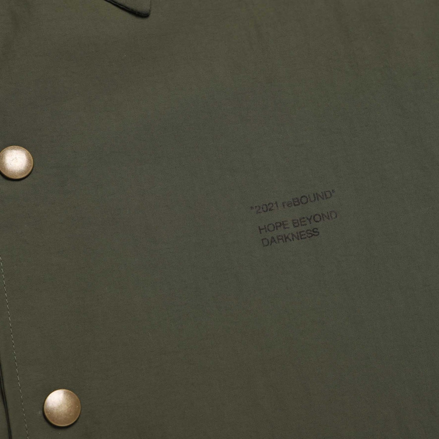 COLLAGE COACH JACKET / OLIVE