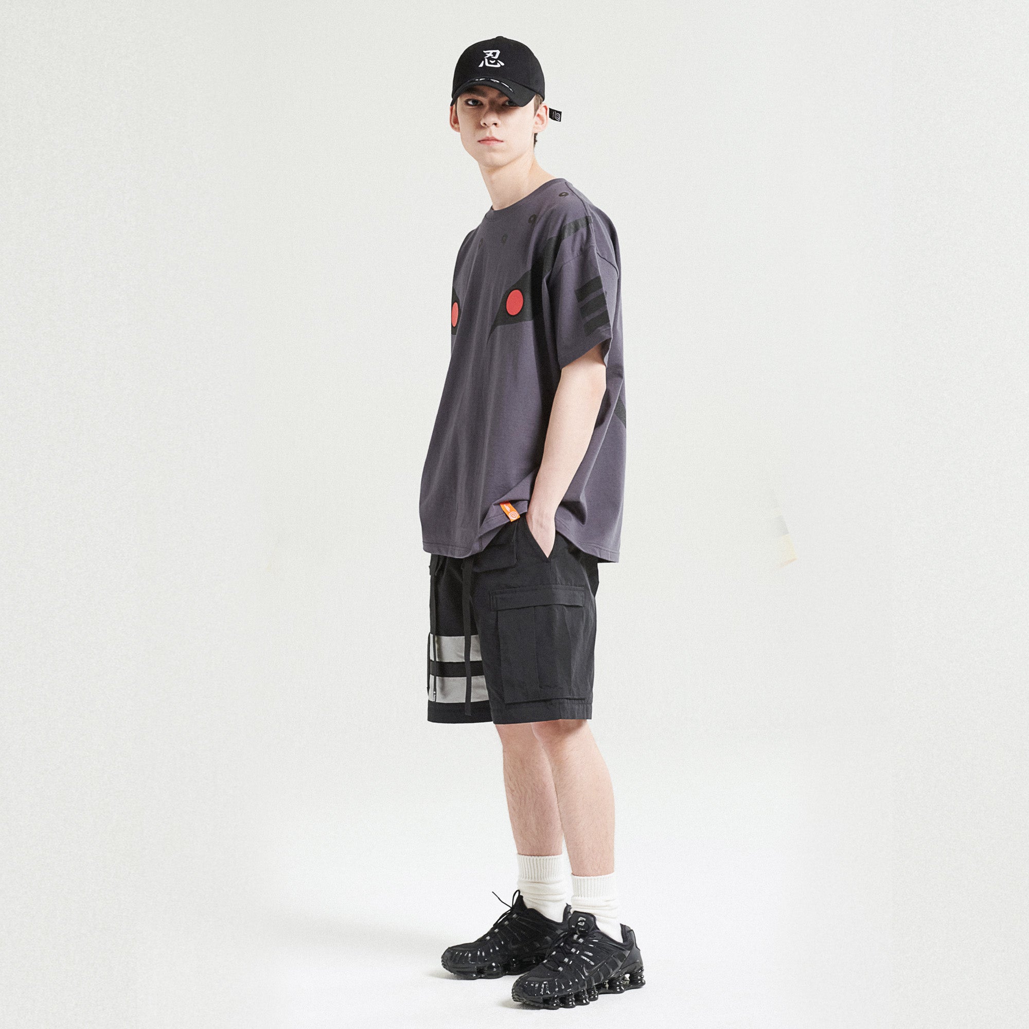 KURAMA T-SHIRTS / CHARCOAL