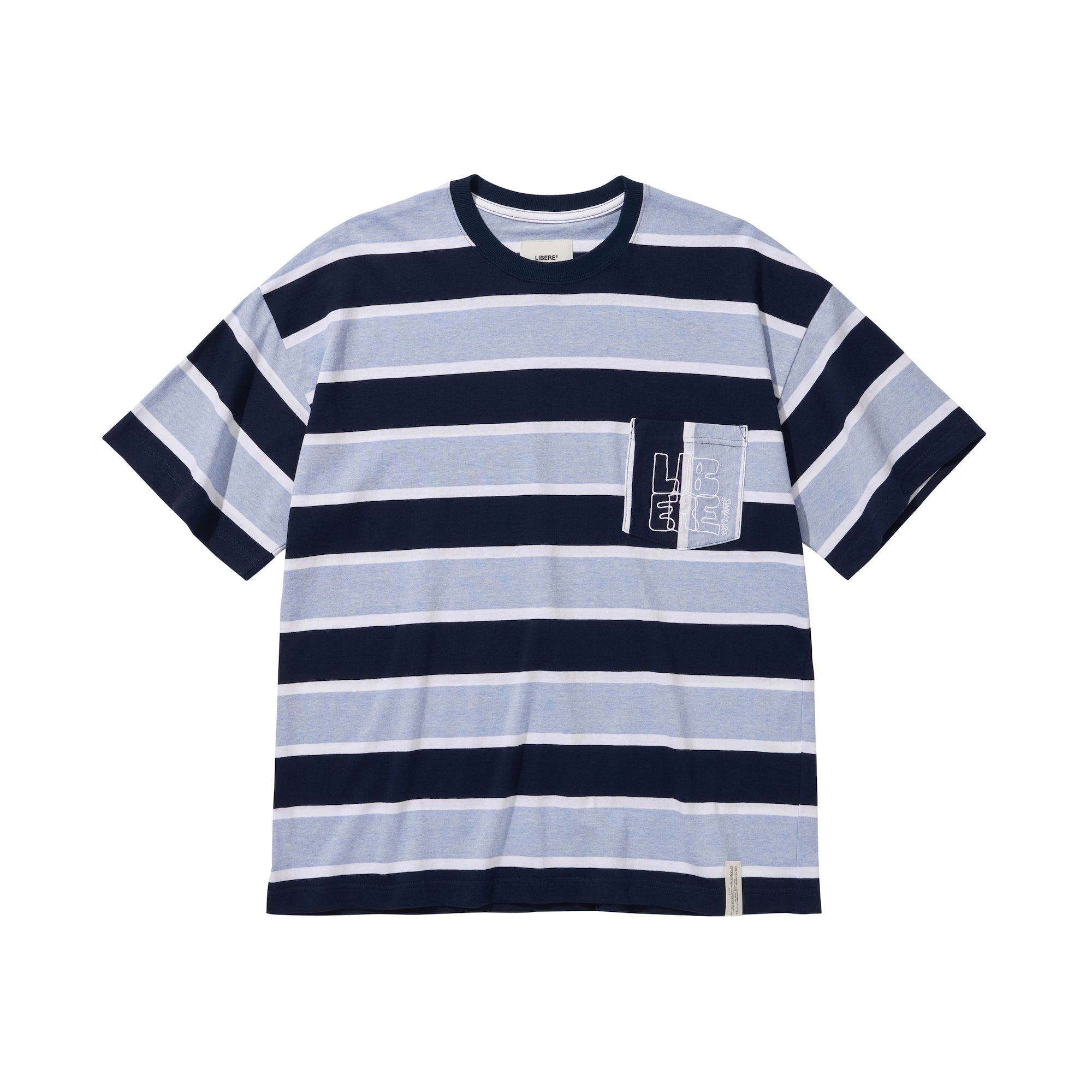 ennoy S/S Boder T-Shirt(BLACK × WHITE) - portwood.ca