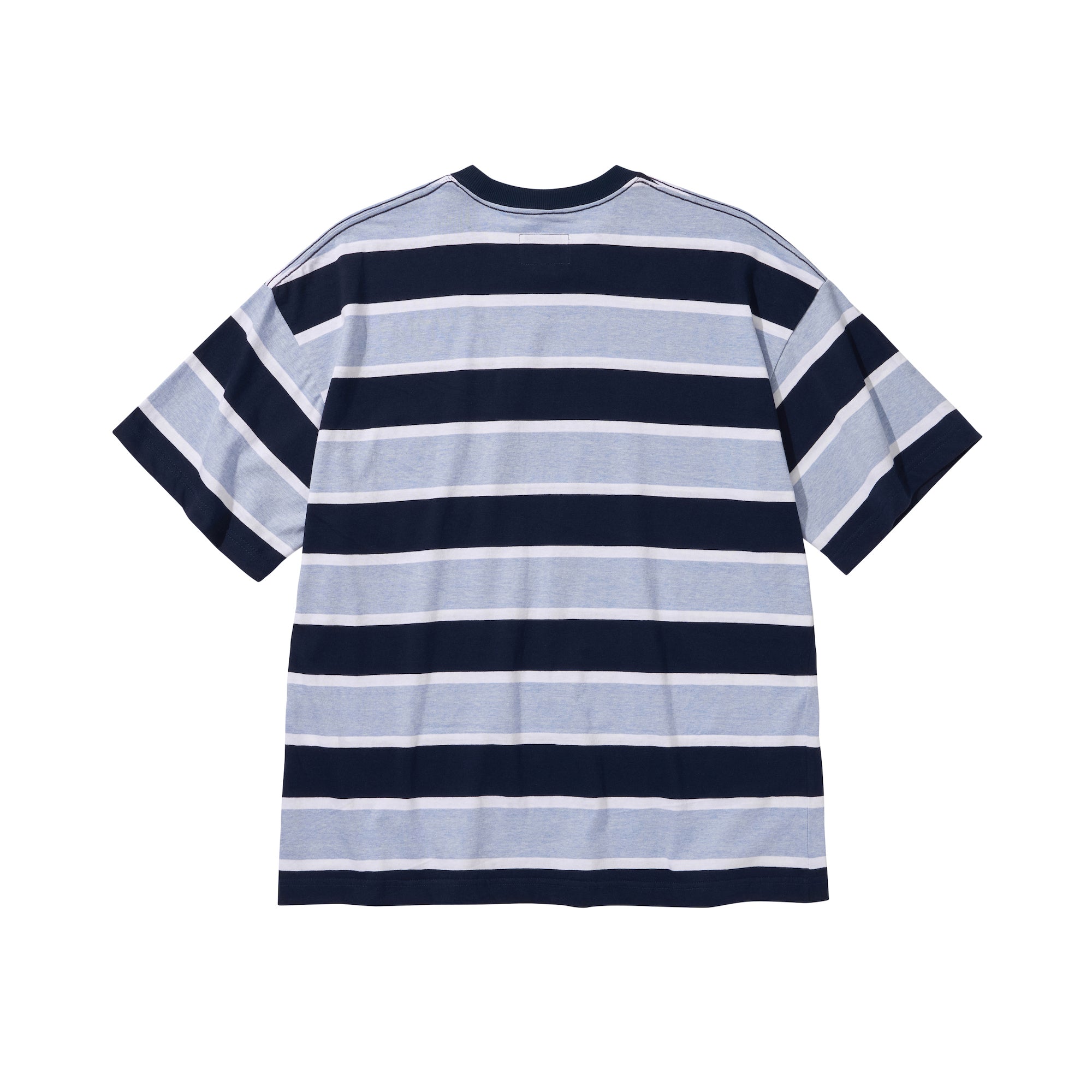 S/S Border T-Shirt (GRAY × BLACK) S