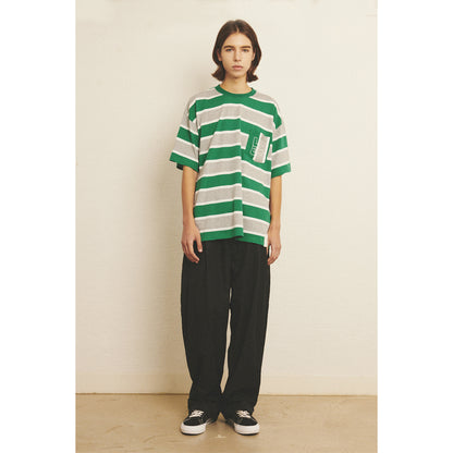 BORDER POCKET SS TEE / GREEN